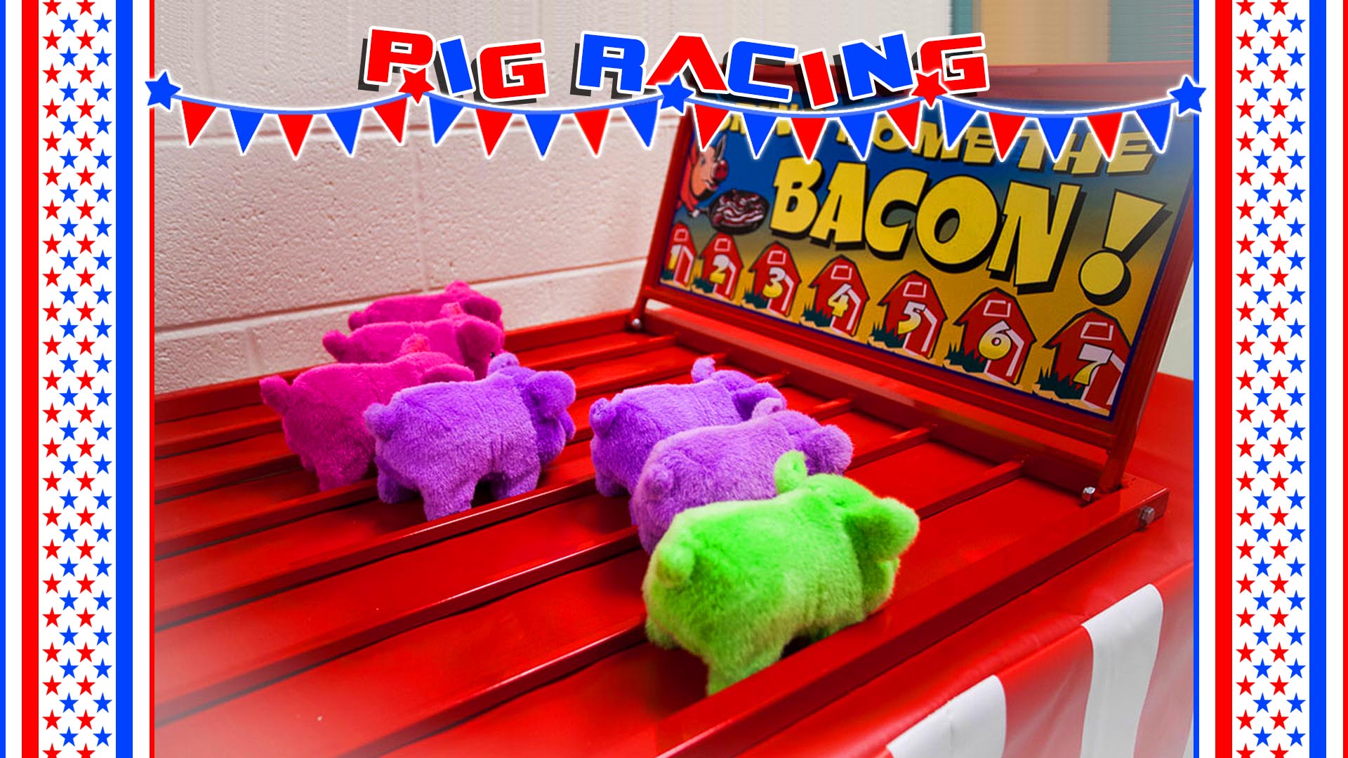 pig racing carnival game